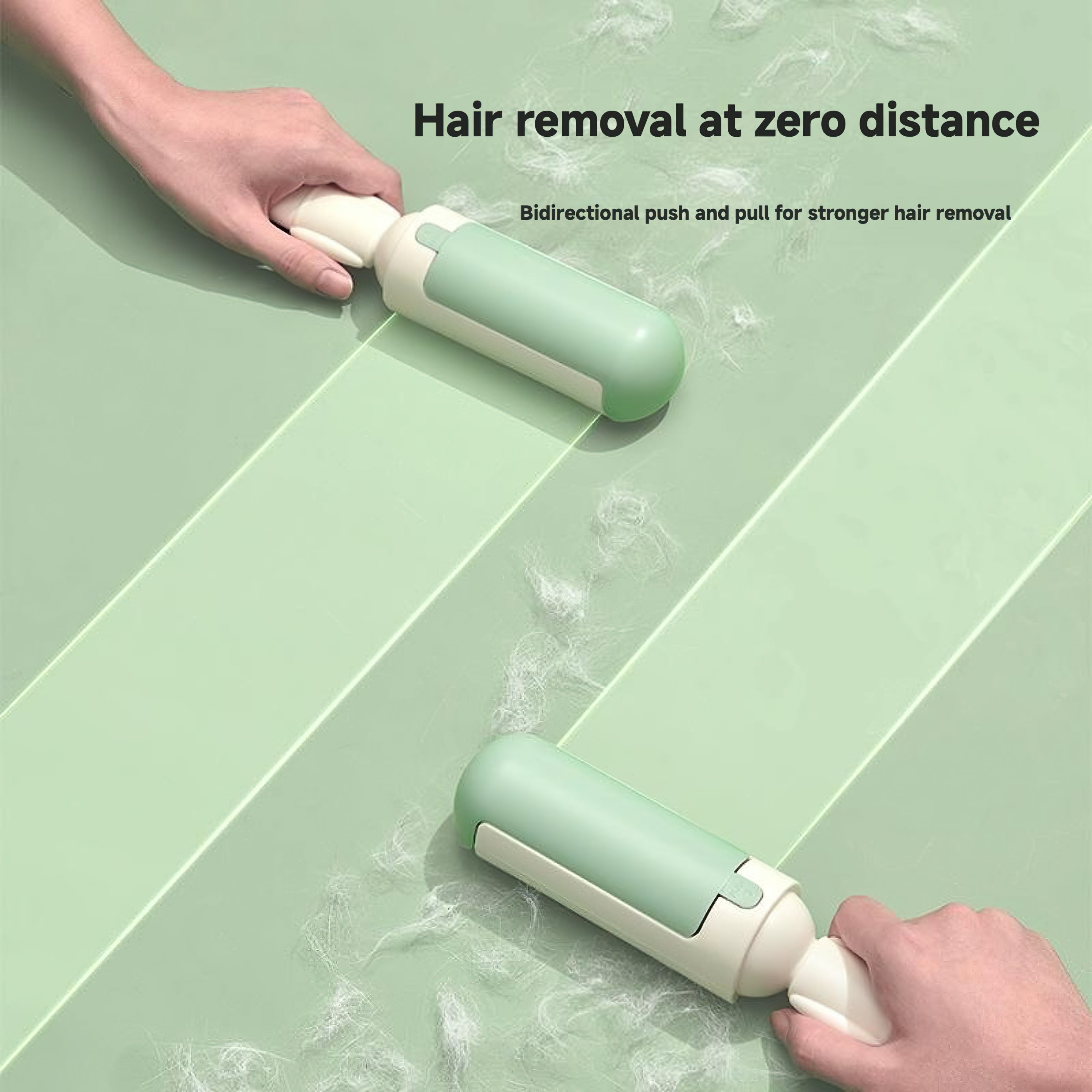 Roller Pet Hair Remover - Cat and Dog Hair Remover for Furniture, Couch, Carpet, Clothing and Bedding - Portable, Multi-Surface Fur Removal Tool