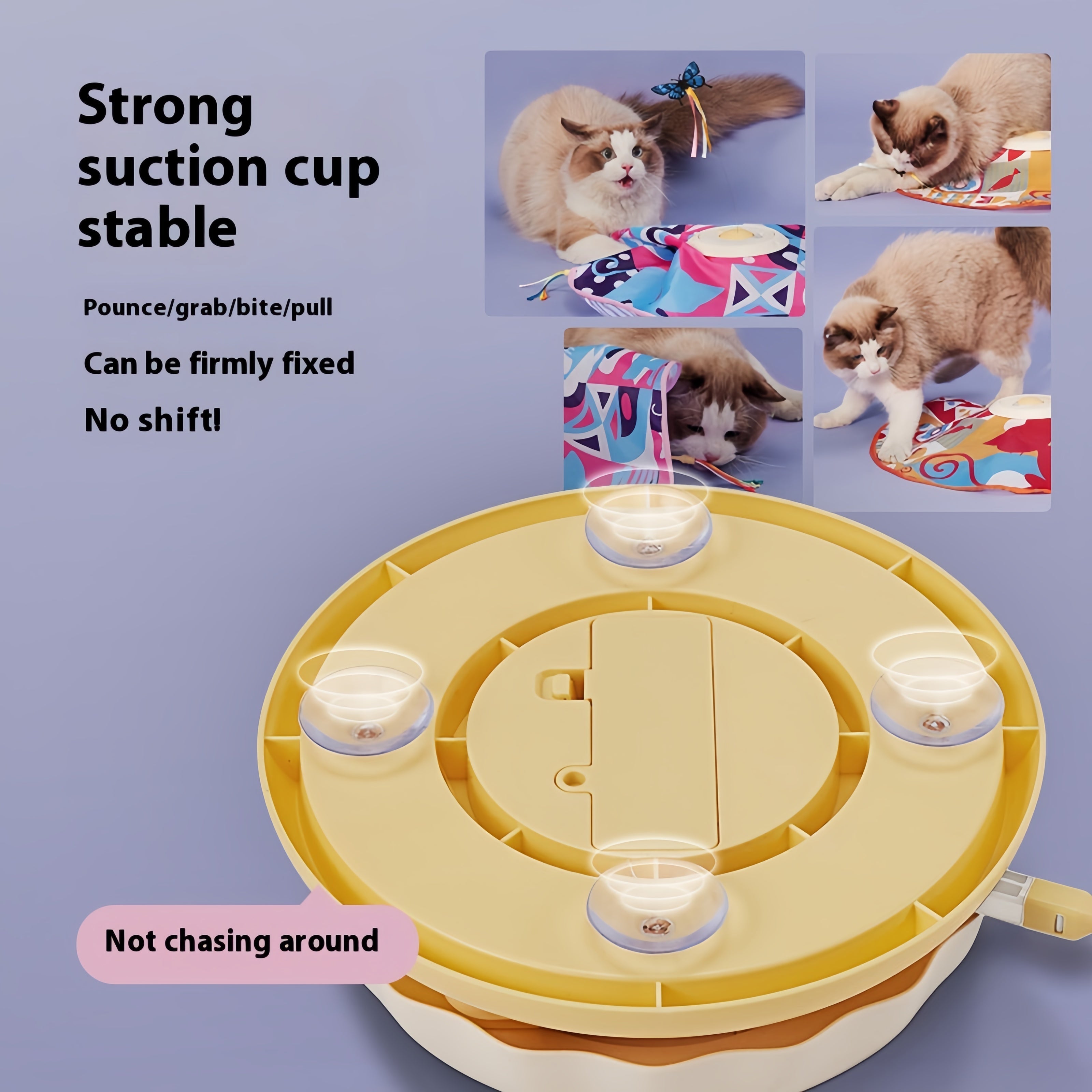 Pet toy rotating disc cat teaser stick automatic electric infrared sensor intelligent entertainment multi-functional self-entertainment play cat toy