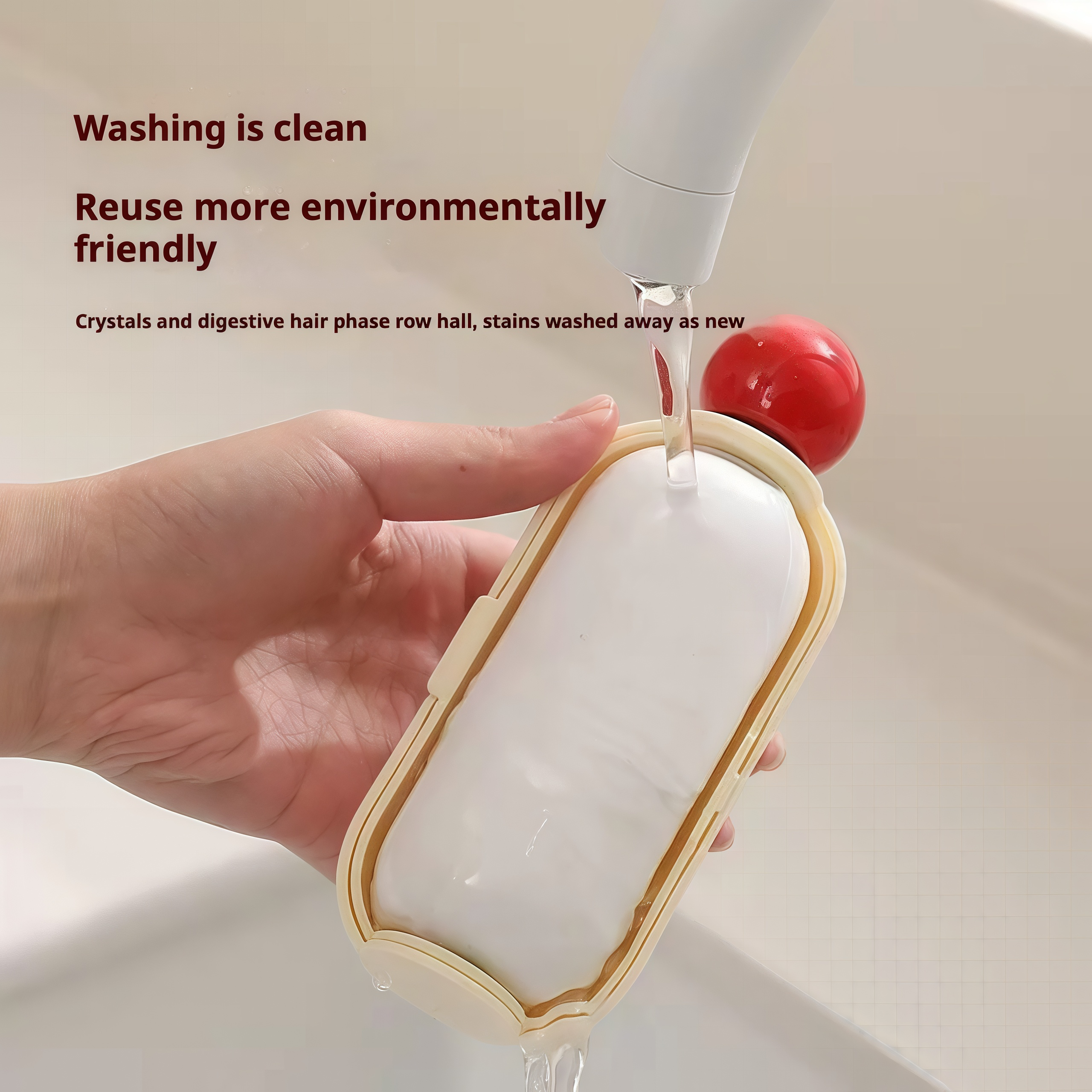 Washable Lint Remover for Clothes & Home Cleaning Portable Multi-functional Pet Hair Scraper for Cats & Dogs - Hygienic & Convenient Deshedding Tool