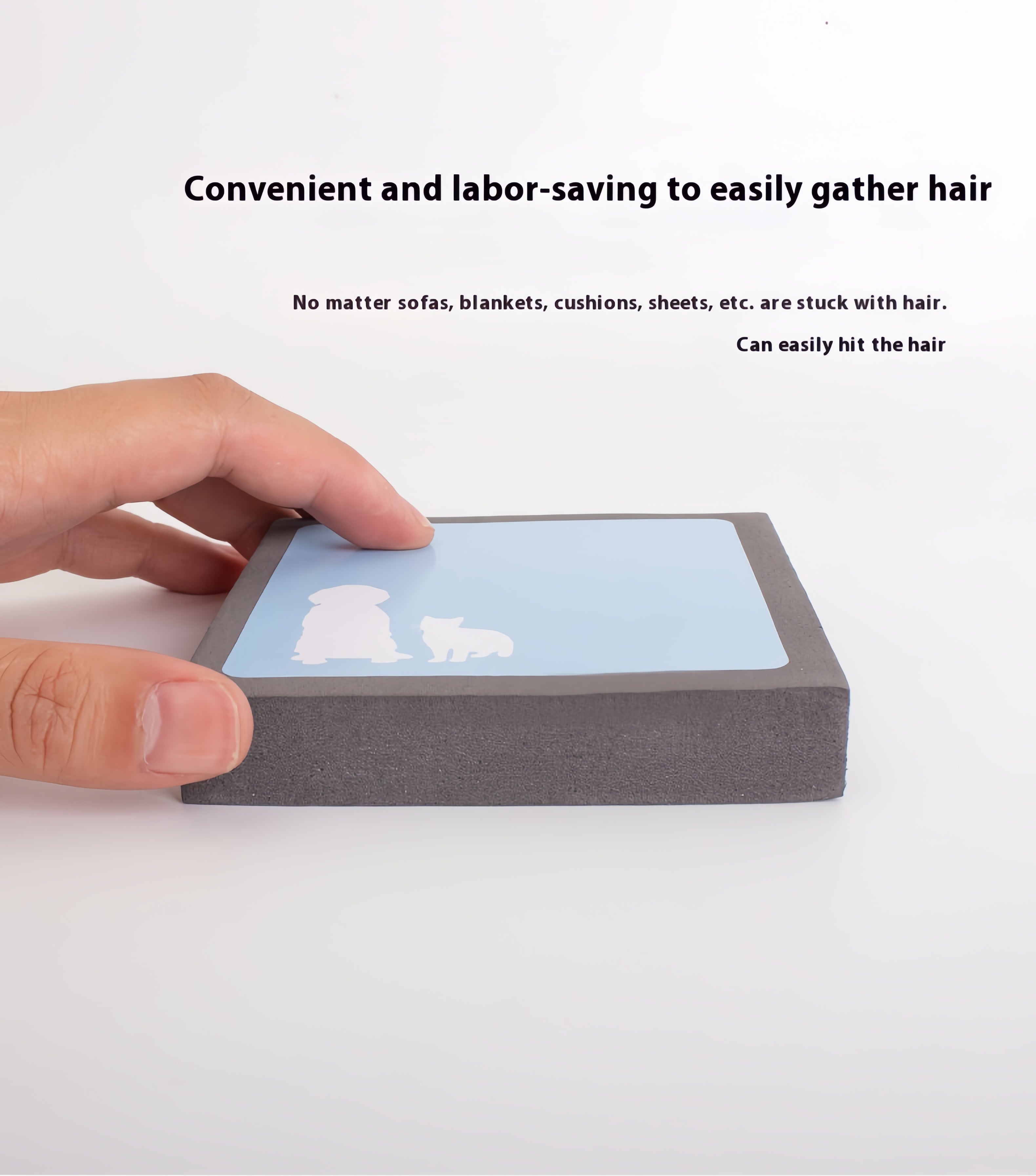 Pet Hair Removal Device for Sofa & Carpet Effective Hair Cleaning Floating Hair Removal Shaved Surfaces Enhanced Cleanliness